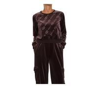 Liu Jo - Printed Jacquard Sweatshirt - - Sweatshirts & Hoodies - Donna - Marrone - S