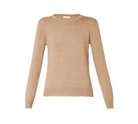 Liu Jo - Pullover Girocollo con Inserti in Lurex - - Knitwear - Donna - Beige - S