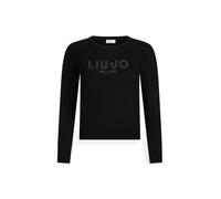 Liu Jo maglia donna con logo gioiello nero XL