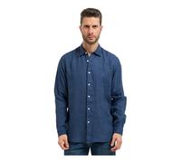 Liu Jo - Pure Linen Long-Sleeve Shirt - - Shirts - Uomo - Blu - 5XL