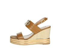 Sandali con Zeppa da Donna Marchio Liu Jo, Modello Karen 05 SA4139P0102, Realizzato in Pelle. Marrone