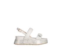 Liu Jo, ,Shoes ,Donna ,Beige ,39 EU Sandalo Platform con Pietre Gioiello