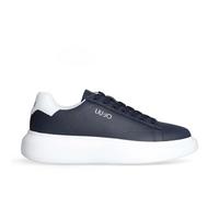 Liu Jo Jeans Scarpa Uomo Liu-Jo Sneakers Big 01 in Pelle Blu Navy/Bianco US24LJ05 7B4027PX474S3342 42
