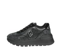 Scarpe Donna Liu-Jo Amazing 23 Sneaker Pelle/Microfiber Strass Black D25LJ24 BF4053 TX288 40