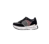 LIU JO Scarpe Donna Maxi Wonder 20 Sneaker Suede Black D24LJ07 BF3003P0102 37
