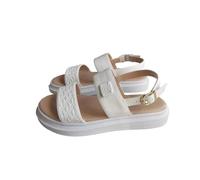 Liu Jo Scarpe Liu Jo Da Donna, Modello Sandali Bassi Marty 522 4A3725EX014, Realizzate in Pelle Sintetica. Bianco