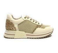 LIU JO Scarpe Sneaker Kiss 636 Ecopelle White/Glitter Mesh Z24LJ04 4F3711 EX205S 1176 36