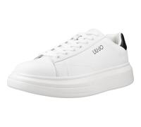 Liu Jo Jeans Sneakers Uomo Liu-Jo 7B4027PX474 in Pelle White/Black Modello Casual. Una Calzatura Comoda Adatta per Tutte Le Occasioni. Primavera Estate. EU 45