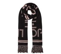 LIU JO Sciarpa donna stola jacquard monogram nero C25LJ46 2F4006 T0300 22222 NERO