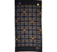 LIU JO SCIARPA FOULARD STOLA DONNA CHECK BRENTA LUREX BLU