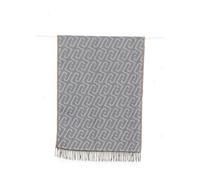 Liu Jo - Sciarpa Jacquard Monogram - - Accessories - Donna - Blu - ONE SIZE