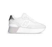 Liu Jo, ,Shoes ,Donna ,Bianco ,40 EU Sneakers in Pelle Scamosciata e Mesh