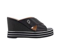 Liu Jo, ,Shoes ,Donna ,Nero ,39 EU Karen 03 Sandali con Zeppa