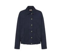Liu Jo - Short Collared Button-Down Jacket - - Jackets - Donna - Blu - S
