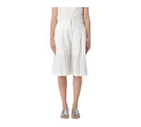 Liu Jo, ,Shorts ,Donna ,Bianco ,S Bermuda in misto lino