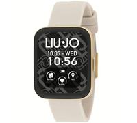 Orologio Smartwatch VOICE SLIM BEIGE GOLD Liu Jo Unisex Silicone, Lega di zinco