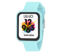 Re mida Orologio Liu Jo Unisex Smartwatch Voice Fancy Gomma Acquamarina SWLJ133