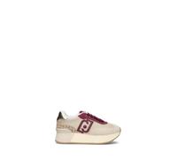 LIU JO Sneaker donna panna/bordeaux in suede 39