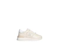 Liu Jo Sneakers Donna in Pelle con Logo Traforato Amazing 20 BA5043P0102 8051138780403 - Avorio Avorio S1185