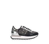 LIU JO Sneakers Evelyn 915 Art. BF5057EX322 (Nero/Argento, Sistema Taglie Calzature EU, Adolescente, Donna, Numero, Media, 37)