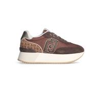 Liu Jo, ,Shoes ,Donna ,Marrone ,37 EU Sneakers Monogram e Brighty Mesh