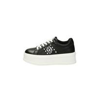 Liu Jo Sneakers Platform con Perle da Donna (Nero, Numeric_38)