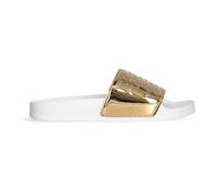 Liu Jo - Specchio bianco oro sandali con logo - - Shoes - Donna - Giallo - 37 EU