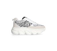 Liu Jo Steffy 01, Chuncky Sneakers Animalier in Suede e Rete da Donna (Zebrato, Sistema Taglie Calzature EU, Adulto, Numero, Media, 37)