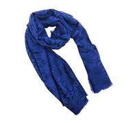 LIU JO Stola jacquard monogram Non definito 93953 SODALITE BLU