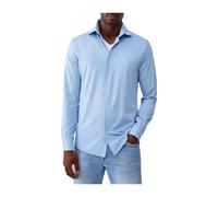 Liu Jo - Stretch Poplin Classic Shirt - - Shirts - Uomo - Blu - L