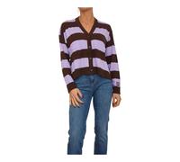 Liu Jo - Striped Cardigan - - Knitwear - Donna - Marrone - S