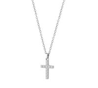 Liu jo Stylish men's steel Collana Cross MLJ666