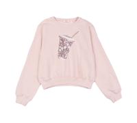 Liu Jo, ,Sweatshirts & Hoodies ,Donna ,Rosa ,L Embellished Sweatshirt