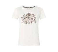 Liu Jo - T-Shirt a Maniche Corte con Stampa Animalier - -Tops -Donna -Bianco -M