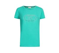 Liu Jo - T-shirt con logo e pietre preziose - - Tops - Donna - Verde - M