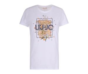 Liu Jo - T-shirt con stampa floreale - - Tops - Donna - Bianco - M
