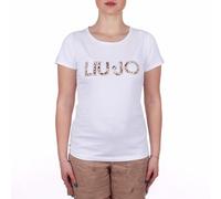 LIU JO T-Shirt Donna Bianco/Animalier ES25LJ21 VA5154 JS003 XL