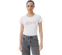 Liu Jo T-Shirt Donna Bianco/Pink ES25LJ09 VA5154 JS003 M