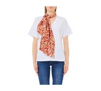 Liu Jo - T-shirt in cotone - - Tops - Donna - Bianco - XS