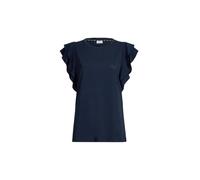Liu Jo T-Shirt in Jersey di Cotone TA5178 (IT, Testo, S, Regular, Regular, Blu Scuro)