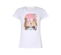 Liu Jo - T-shirt manica corta in cotone - - Tops - Donna - Bianco - S