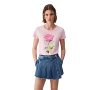 Liu Jo T-Shirt with Print And appliqués XL, P9412