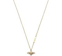 Liu Jo Teen LJ1887 Collana in acciaio laminata oro con ape e zirconi