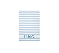 Liu Jo Telo mare fantasie righe 145X100 VA5198 T0300 blue moon