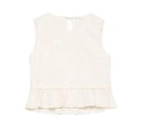 Liu Jo - Top con Volant e Paillettes - - Blouses & Shirts - Donna - Beige - S