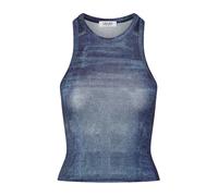 Liu Jo - Top effetto denim - - Tops - Donna - Blu - M