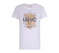 Liu Jo, ,Tops ,Donna ,Bianco ,M T-shirt con stampa floreale