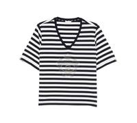 Liu Jo, ,Tops ,Donna ,Multicolore ,XL T-shirt a righe con scollo a V
