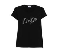 Liu Jo, ,Tops ,Donna ,Nero ,M T-shirt e Polo Neri