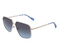 Liu Jo Unisex LJ162S 722 Occhiali da sole Metallo Oro Grigio Pilot Normale